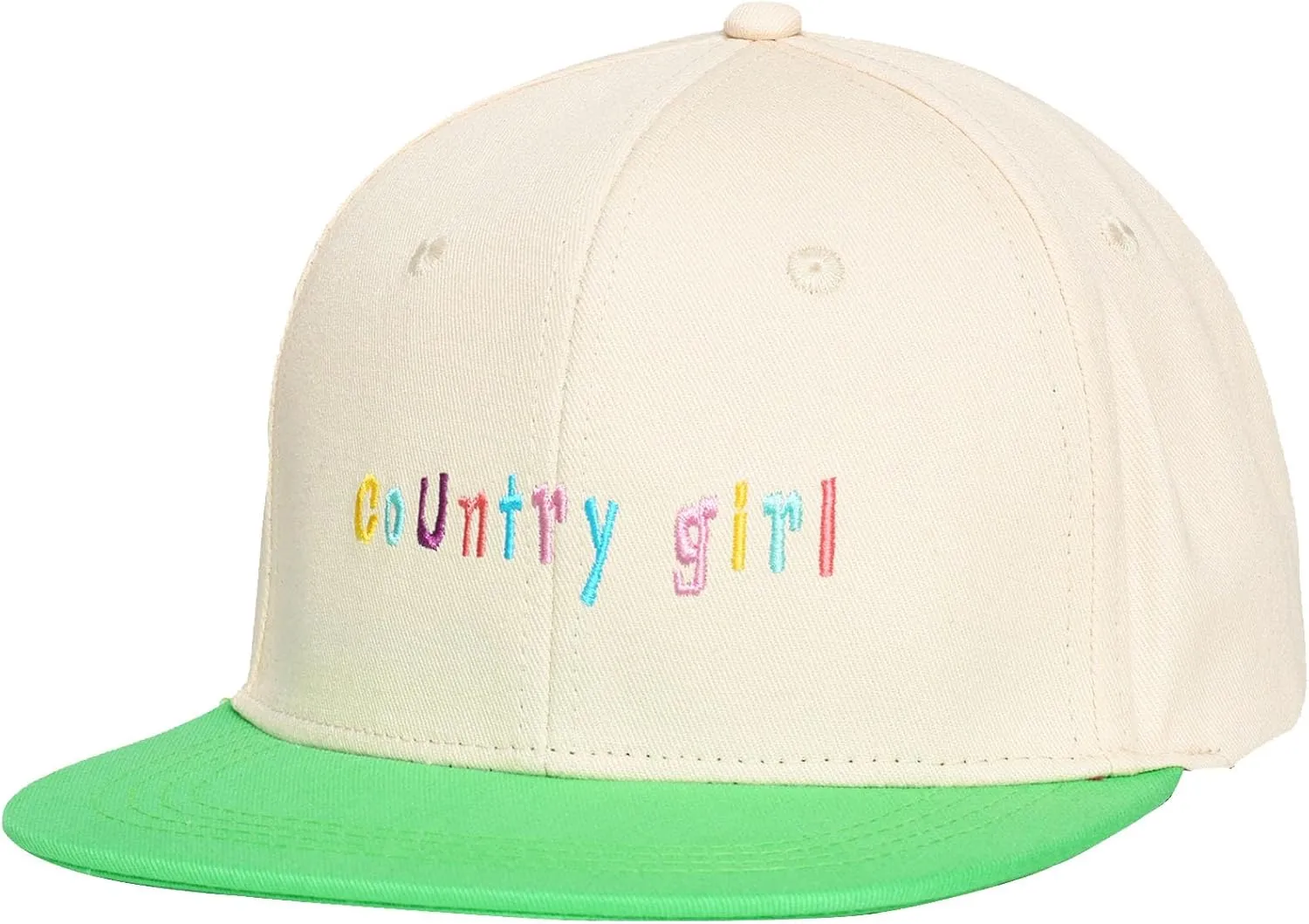 EDTREK Elite Youth Country Hat for Big Kids - Boys Snapback Hat with Flat Brim