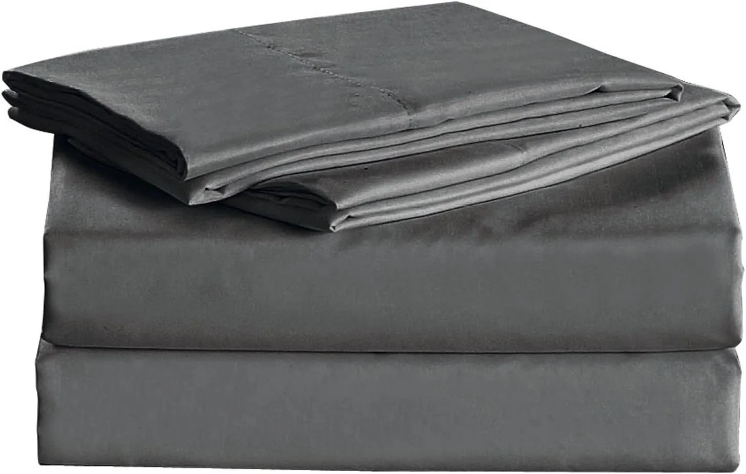 Empire Home Persian Collection 1900 Sheet Set Fitted Flat Two Pillow Cases 16 Deep Pocket Wrinkle Free (Gray, Queen Size)