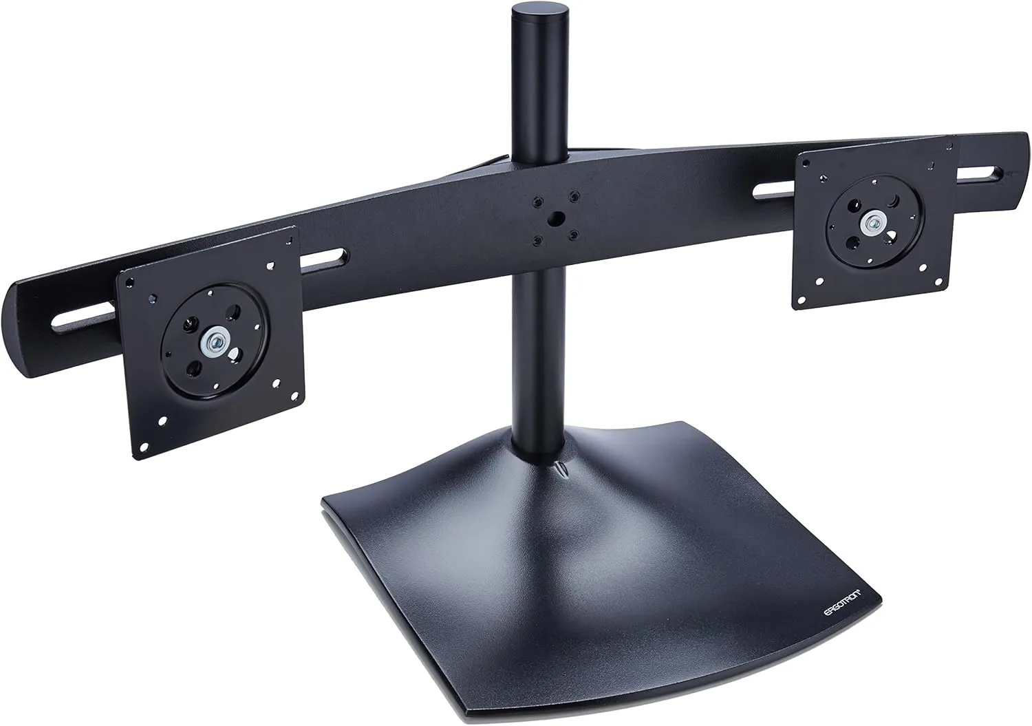 Ergotron DS100 Dual-Monitor Desk Stand, Horizontal, Black