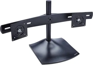 Ergotron DS100 Dual-Monitor Desk Stand, Horizontal, Black