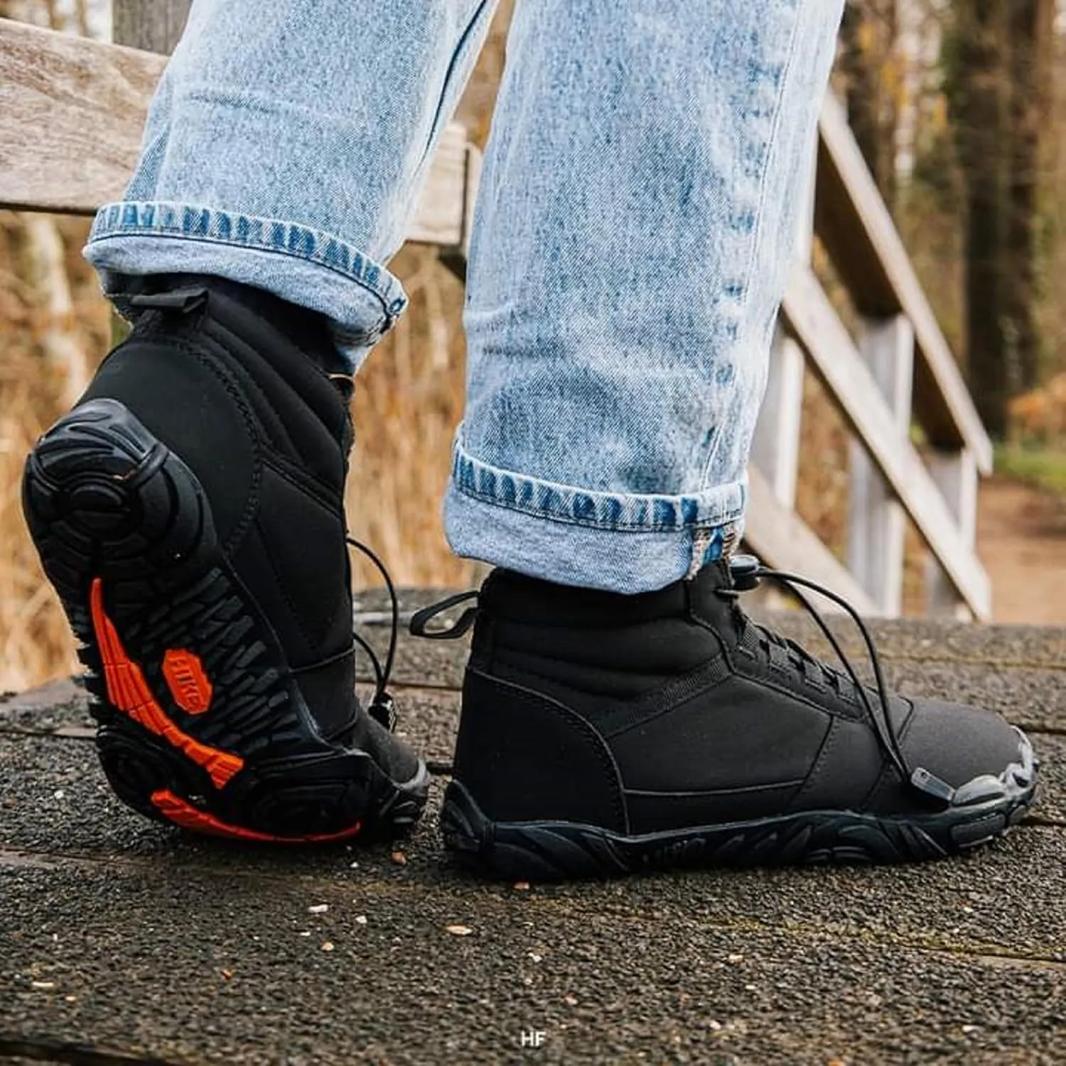Evian Master HF- Non Slip Water Resistant Winter Barefoot Boot, Wide Toe Box Walking, Hiking Shoes for Women Men Unisex
