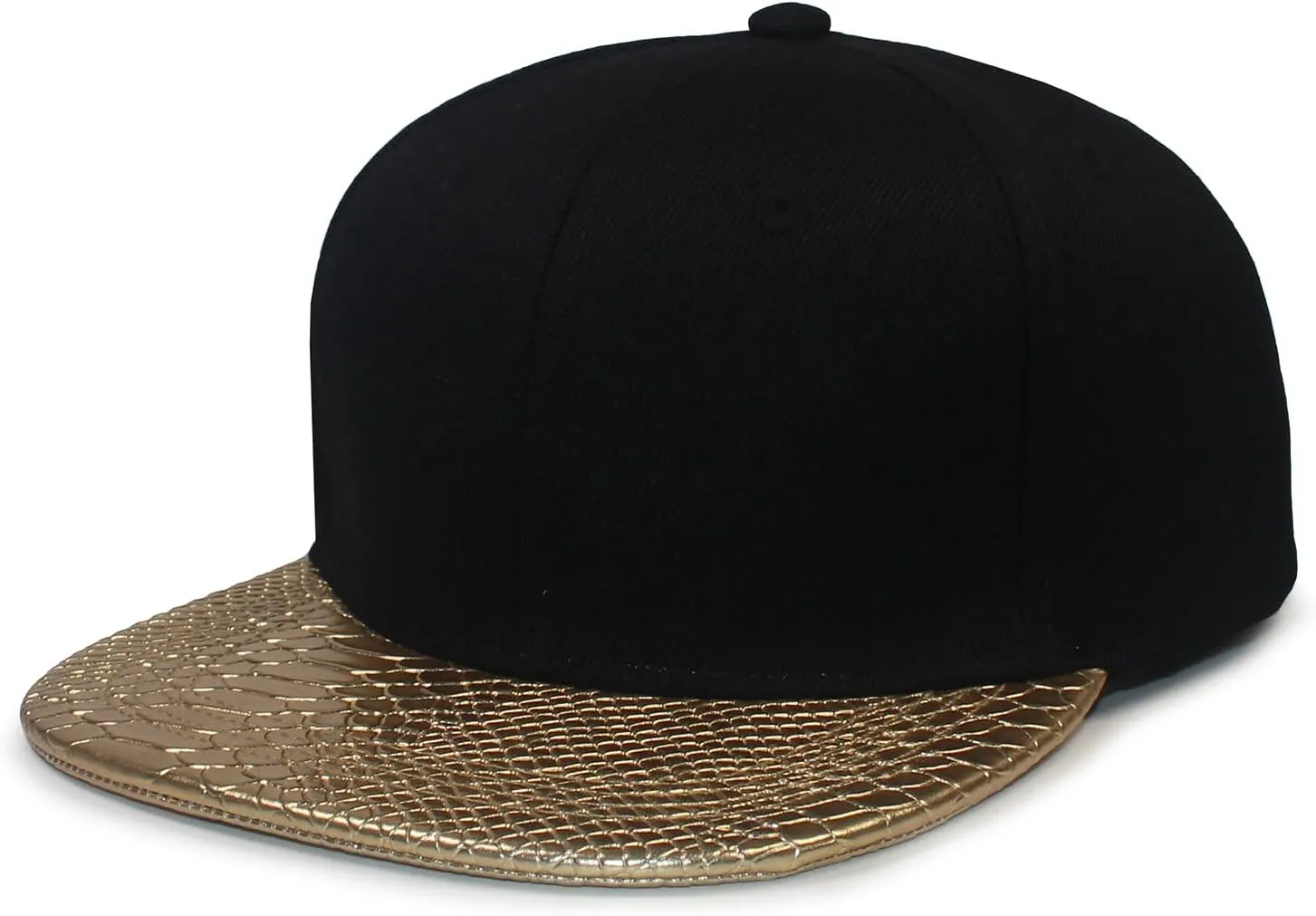 Fabric-PU Baseball Hat 6 Panel Fashion Hat Hip Hop Style Flat Bill Performance Hat Skateboard Strapback Hats