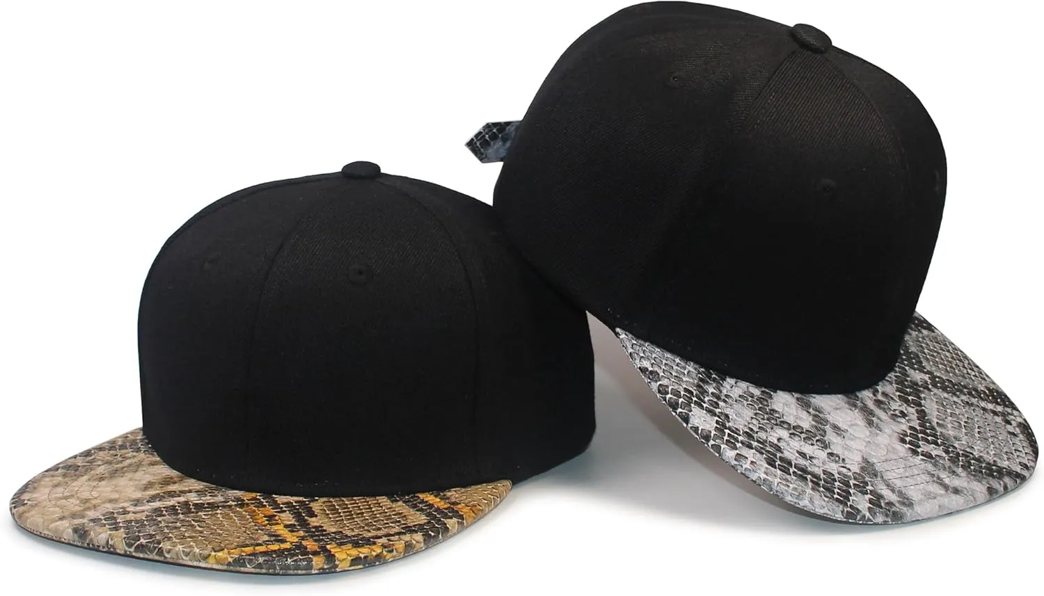 Fabric-PU Baseball Hat 6 Panel Fashion Hat Hip Hop Style Flat Bill Performance Hat Skateboard Strapback Hats