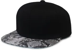 Fabric-PU Baseball Hat 6 Panel Fashion Hat Hip Hop Style Flat Bill Performance Hat Skateboard Strapback Hats