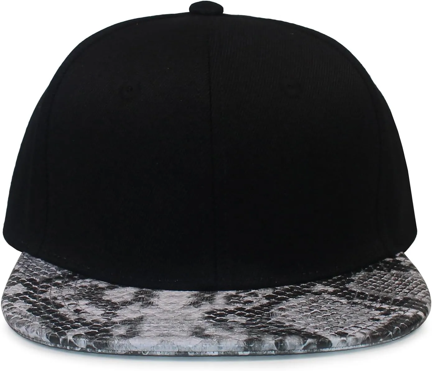 Fabric-PU Baseball Hat 6 Panel Fashion Hat Hip Hop Style Flat Bill Performance Hat Skateboard Strapback Hats