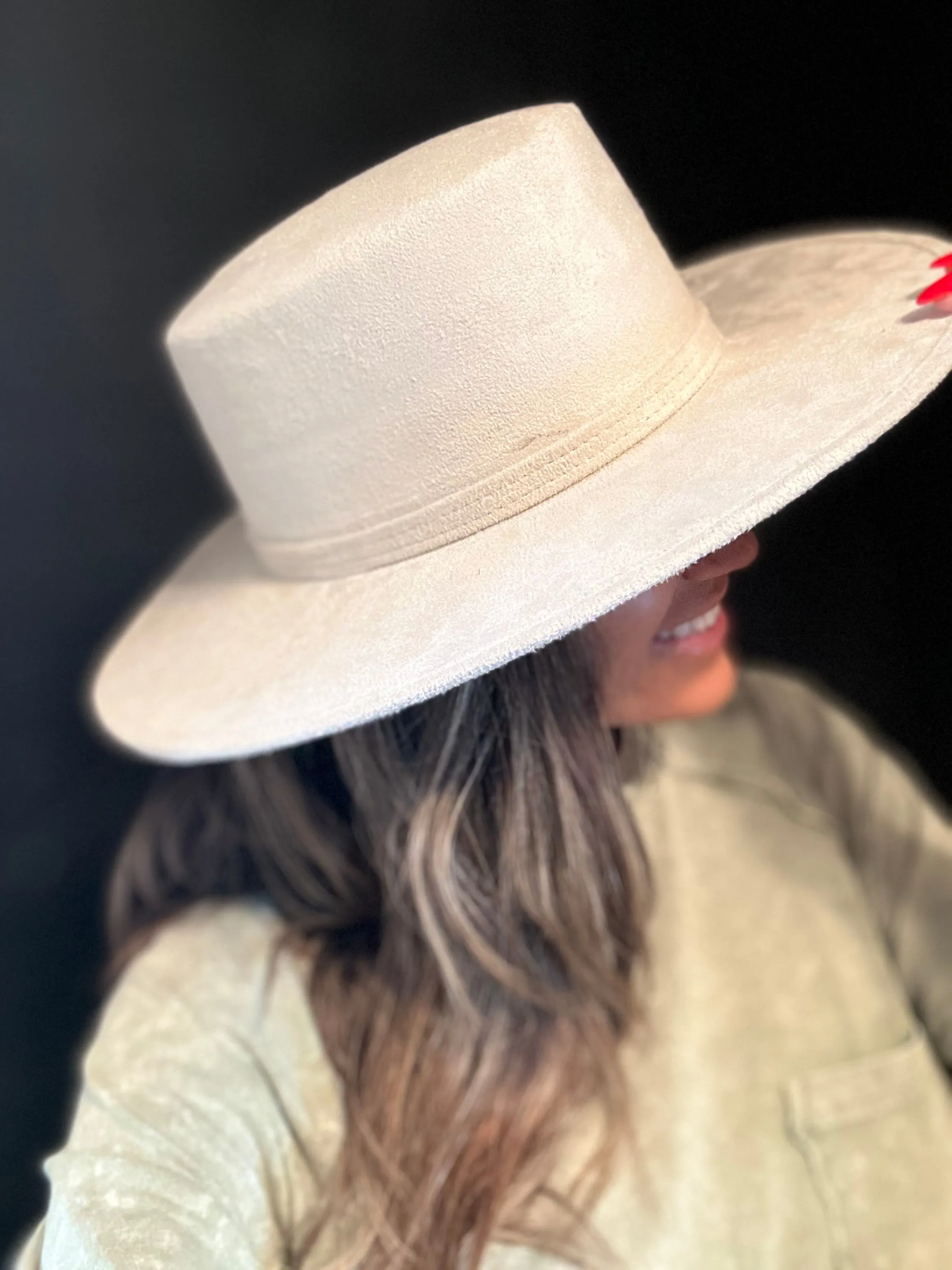 Flat Top Hat - Ivory