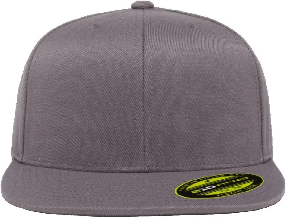 Flexfit 210 Premium Fitted Wool Blend Fabric Pro Baseball On-Field Style Cap | Bulk Pack Available
