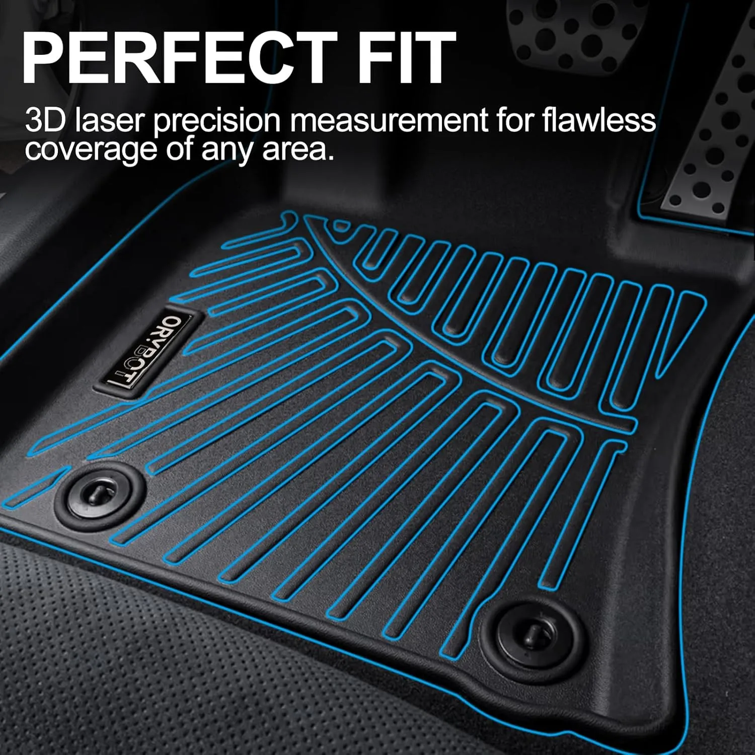 Floor Mats & Trunk Mat Fit for 2017-2025 Jeep Compass,All Weather Protection TPE, Anti-Slip Floor Mats & Cargo Liner 2017 2018 2019 2020 2021 2022 2023 2024 2025 Jeep Compass Accessories