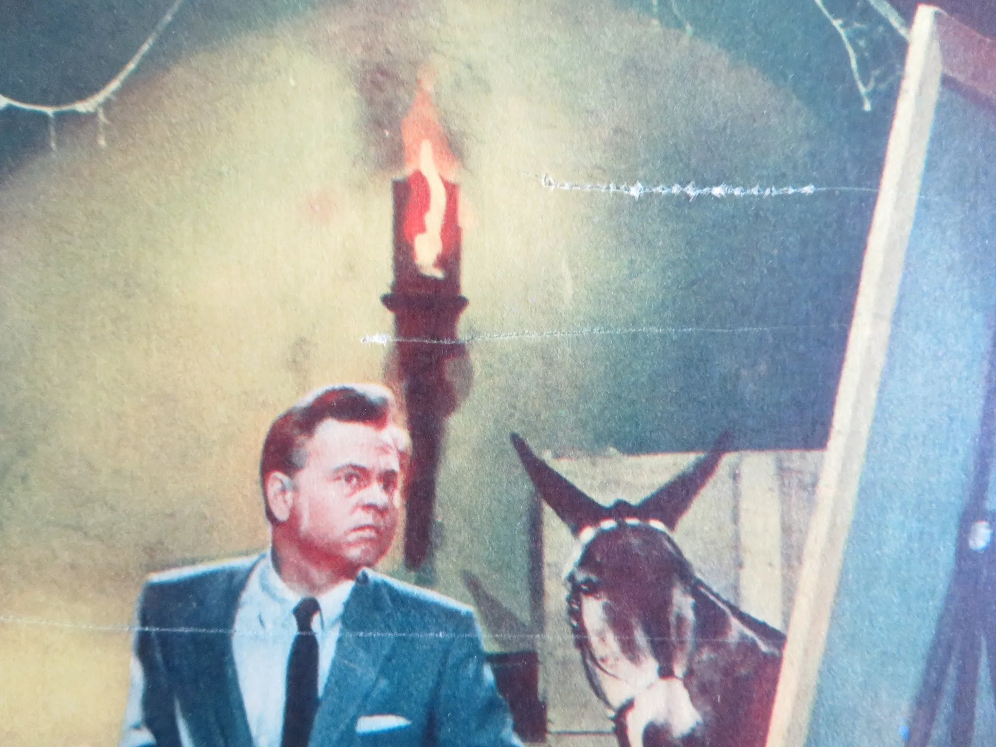FRANCIS IN THE HAUNTED HOUSE - #3 LOBBY CARD MICKEY ROONEY VIRGINIA WELLES 1956