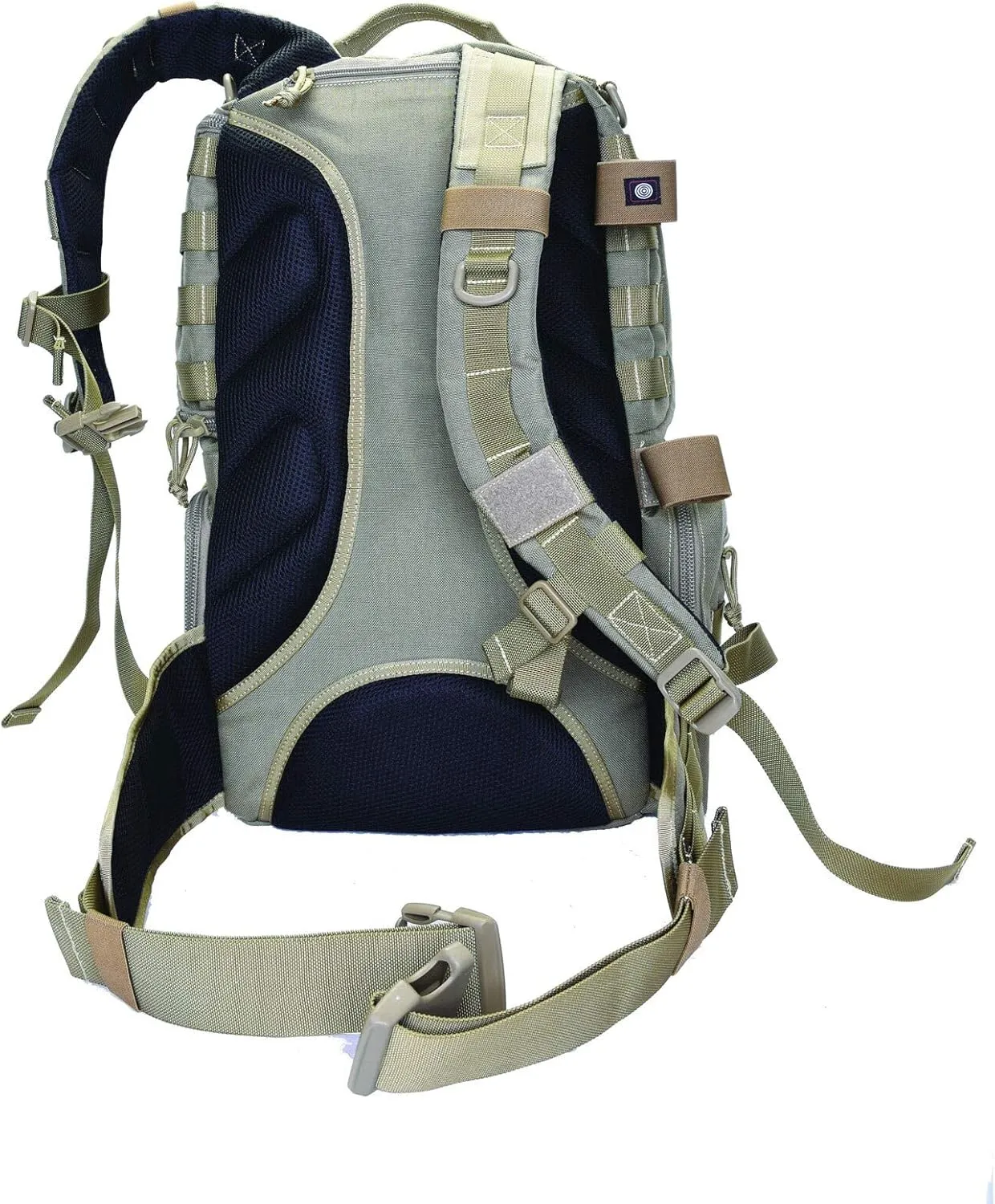 G Outdoors G.P.S. Tactical Tall Range Backpack, Holds 4 Handguns, MOLLE Webbing, Durable Waterproof