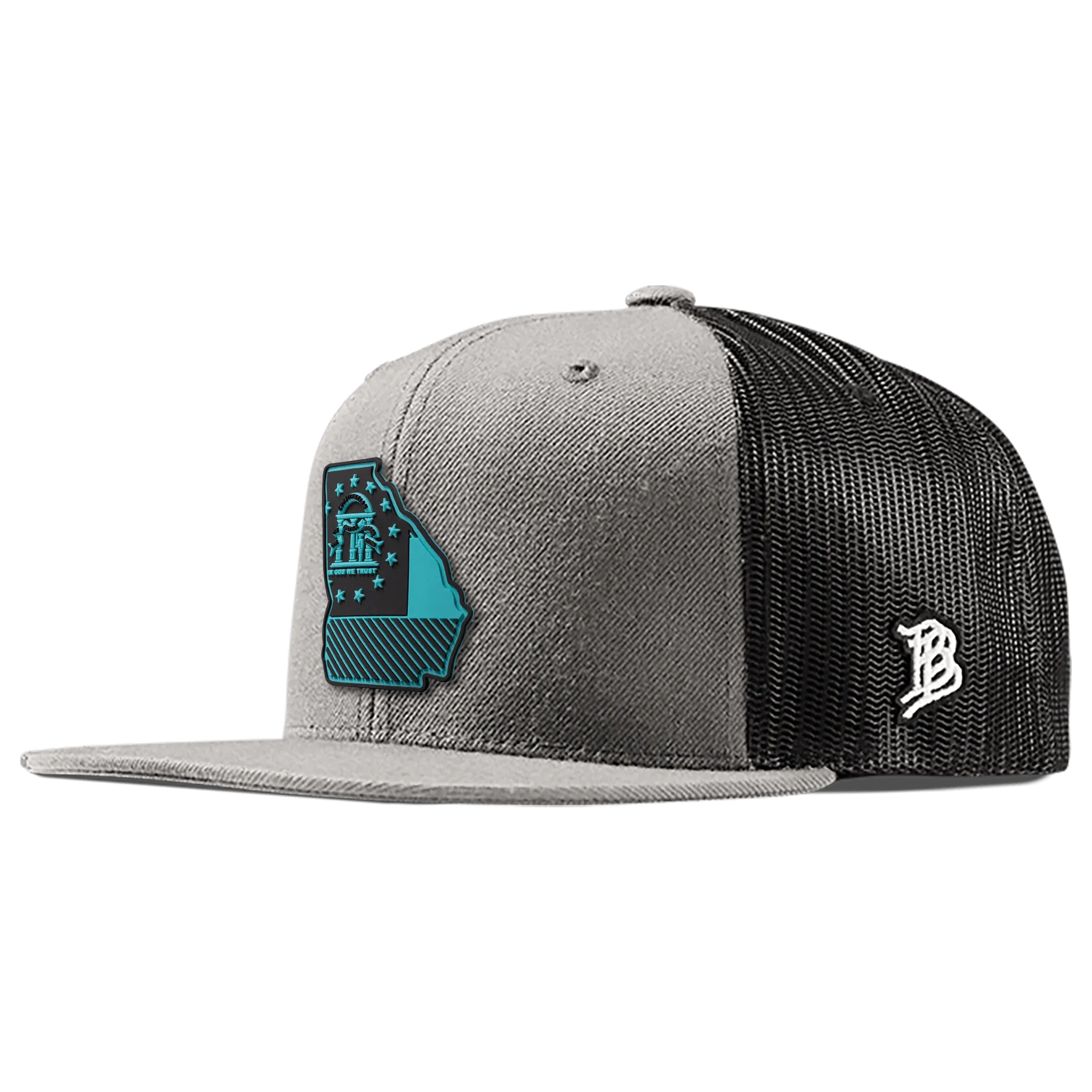 Georgia Turquoise Flat Trucker