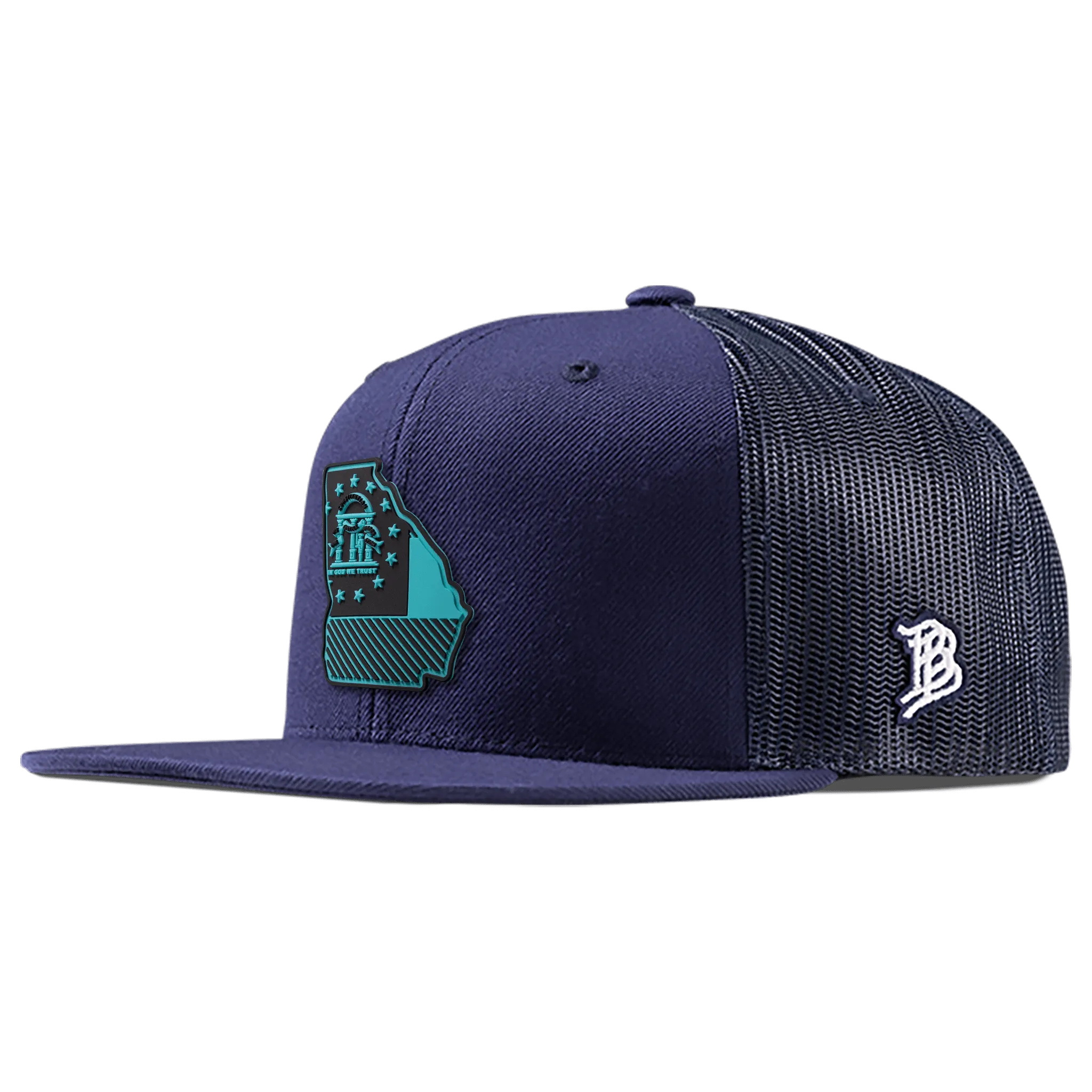 Georgia Turquoise Flat Trucker