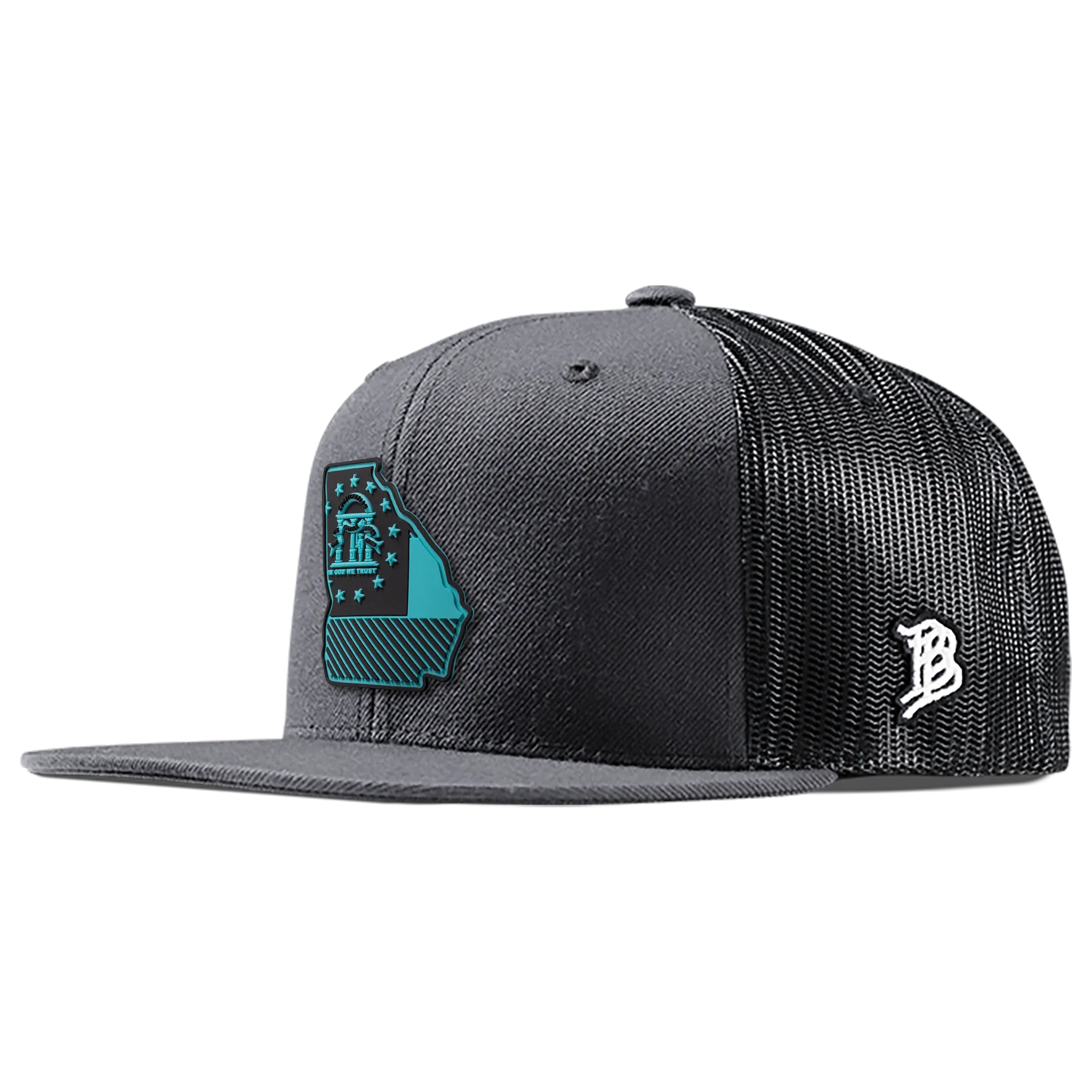 Georgia Turquoise Flat Trucker