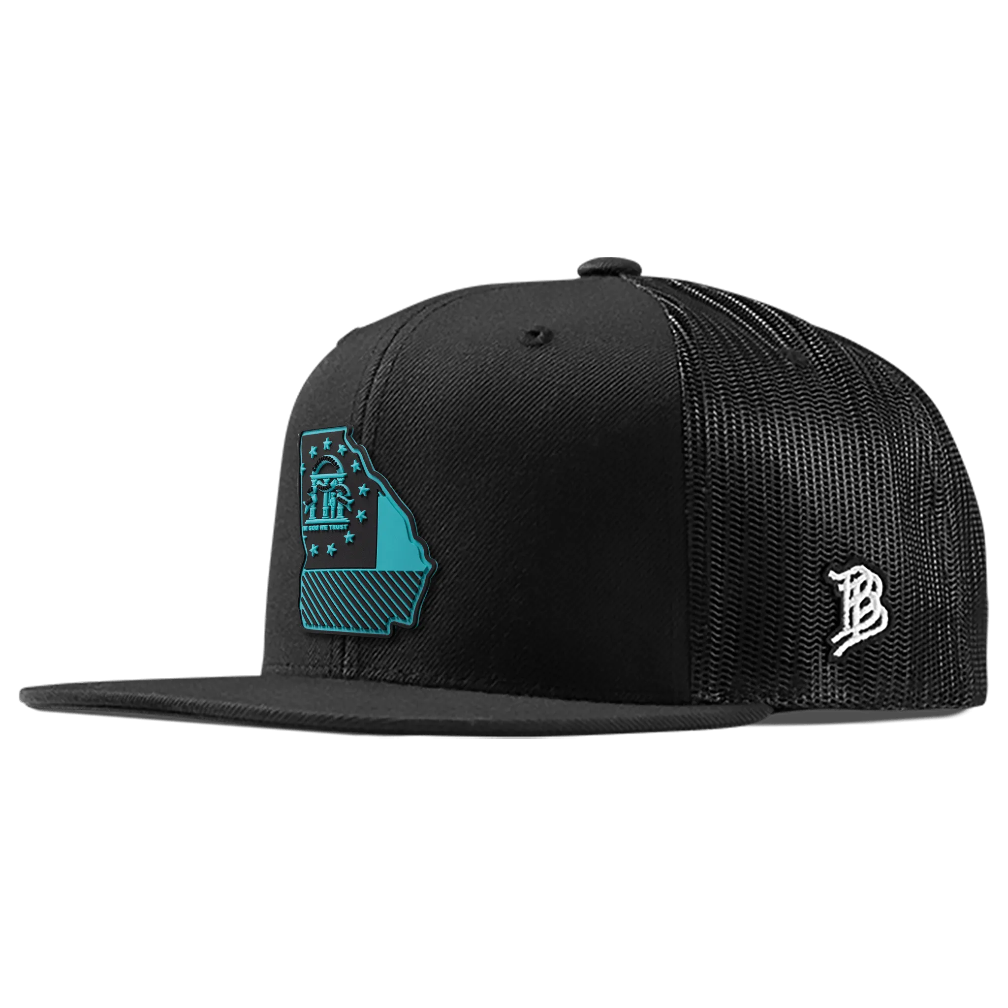Georgia Turquoise Flat Trucker