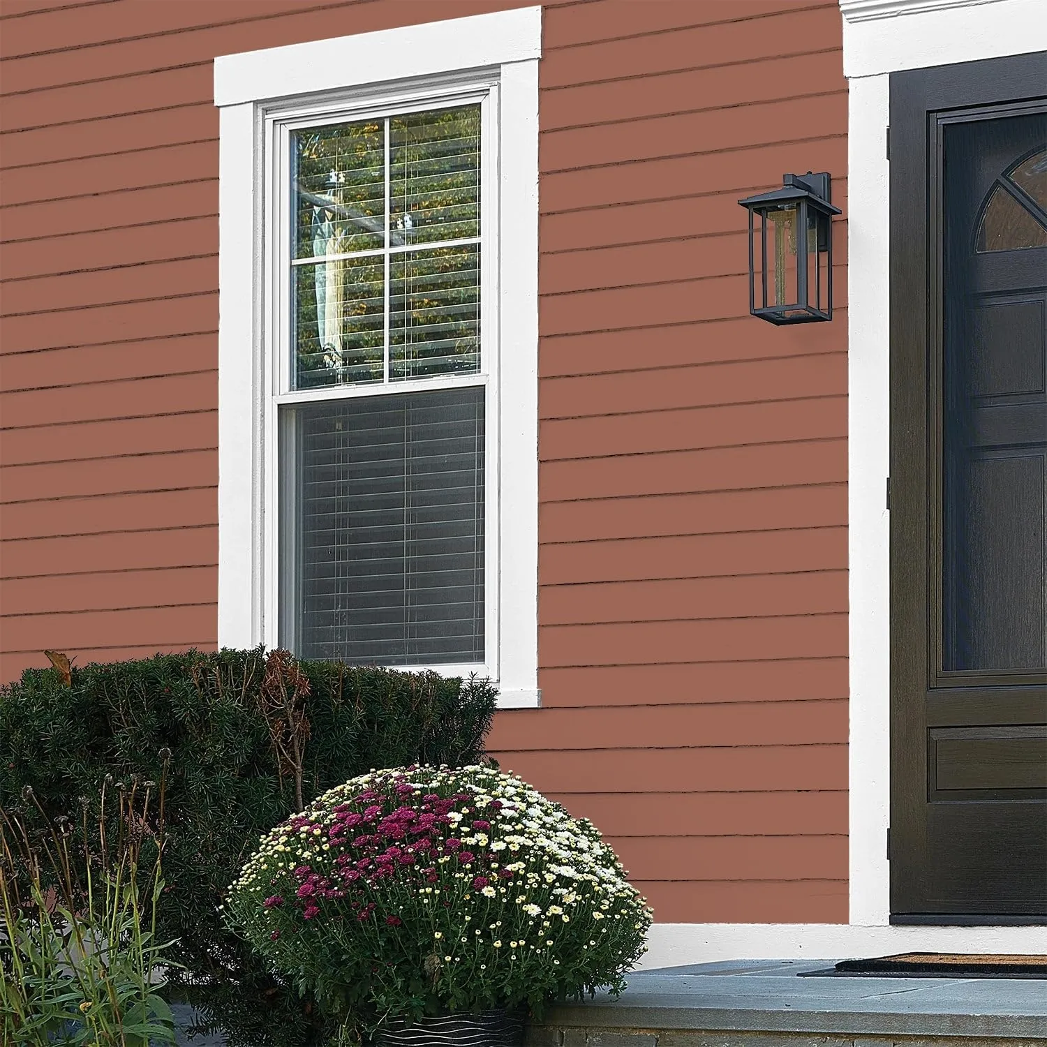Glidden Total Exterior Paint & Primer All-in-One, Apple Brown Betty/Orange, Flat, 1 Gallon