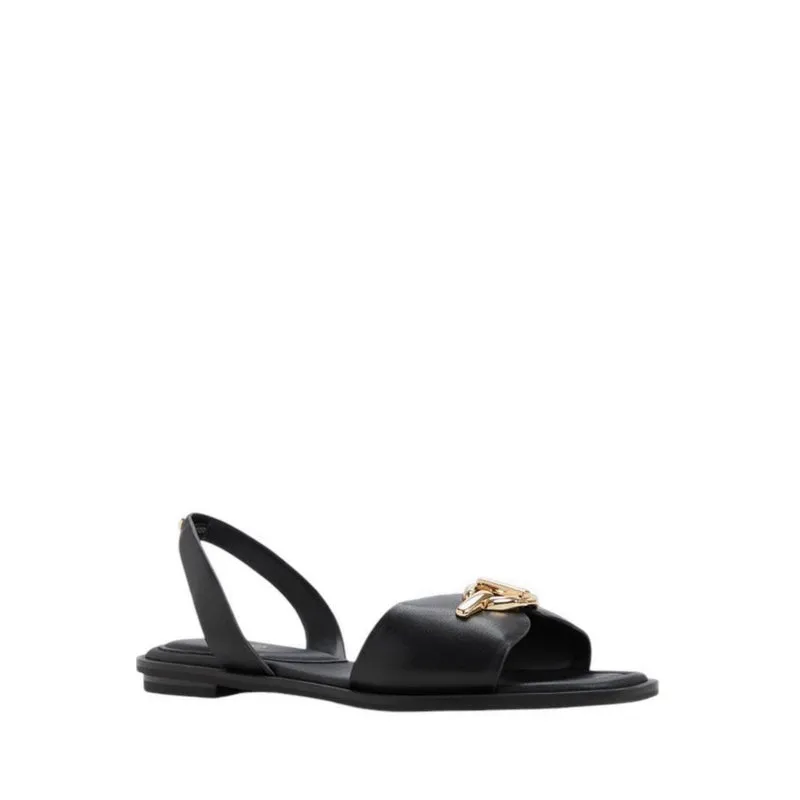 GOASSI FLAT SANDALS - BLACK
