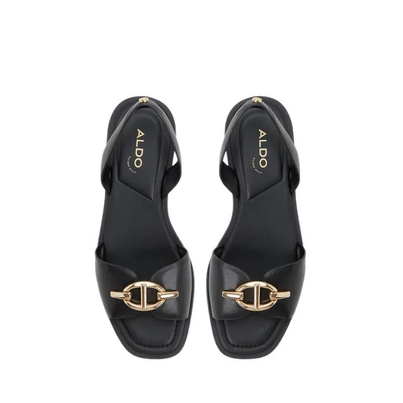 GOASSI FLAT SANDALS - BLACK