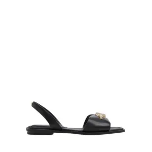 GOASSI FLAT SANDALS - BLACK