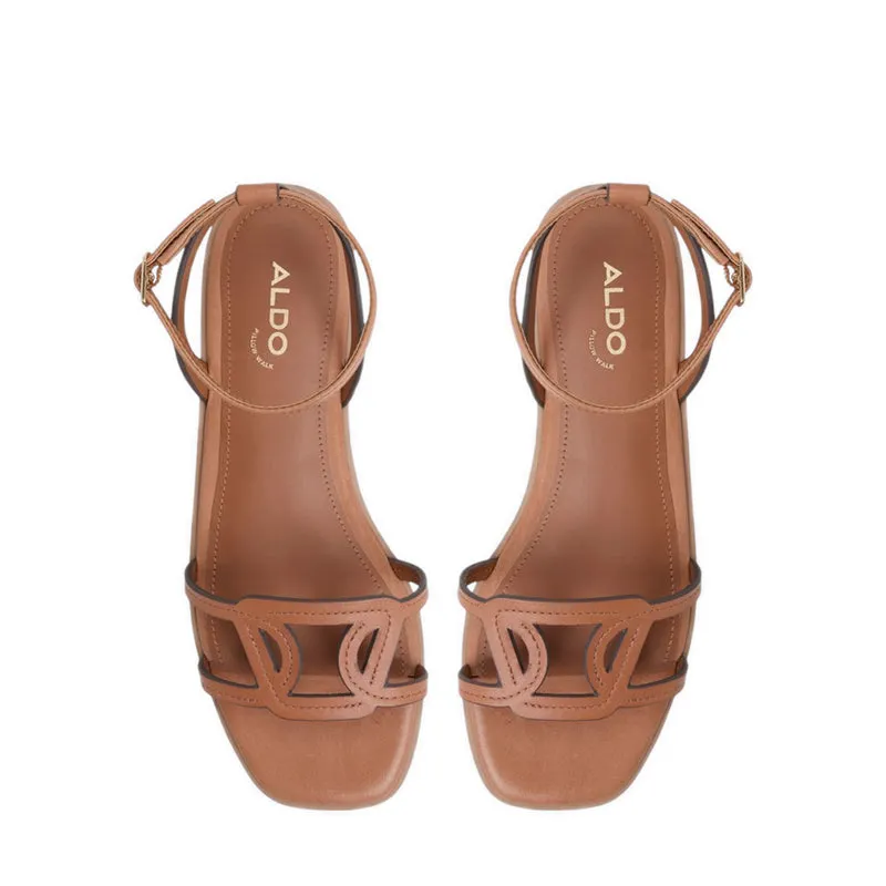 GREENGROVE FLAT SANDALS - MEDIUM BROWN