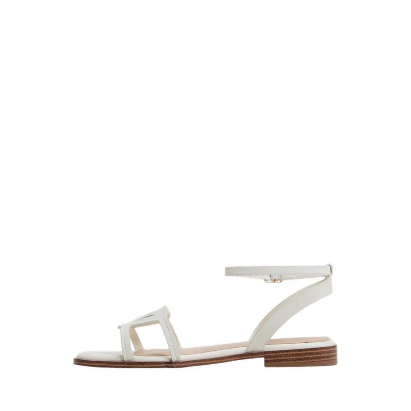GREENGROVE FLAT SANDALS - WHITE