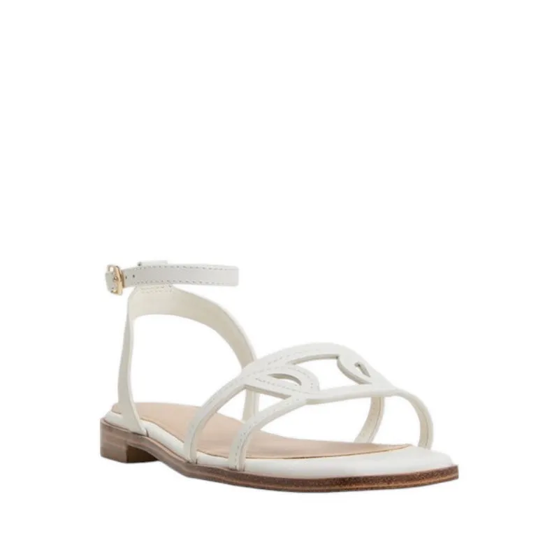 GREENGROVE FLAT SANDALS - WHITE