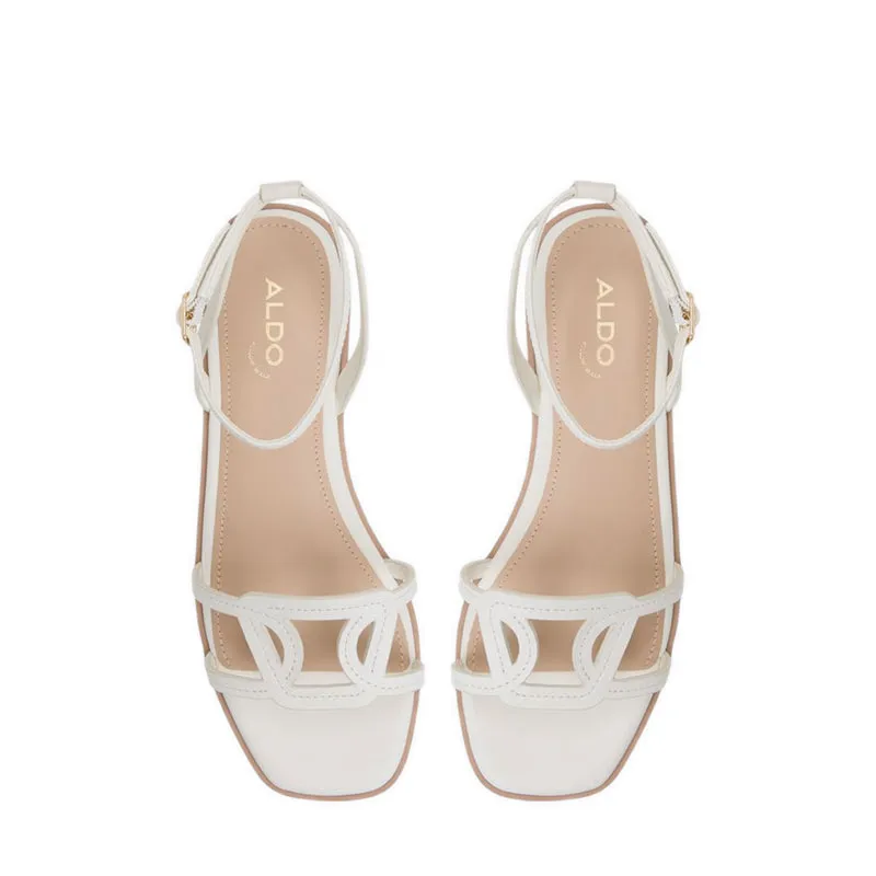 GREENGROVE FLAT SANDALS - WHITE