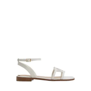 GREENGROVE FLAT SANDALS - WHITE