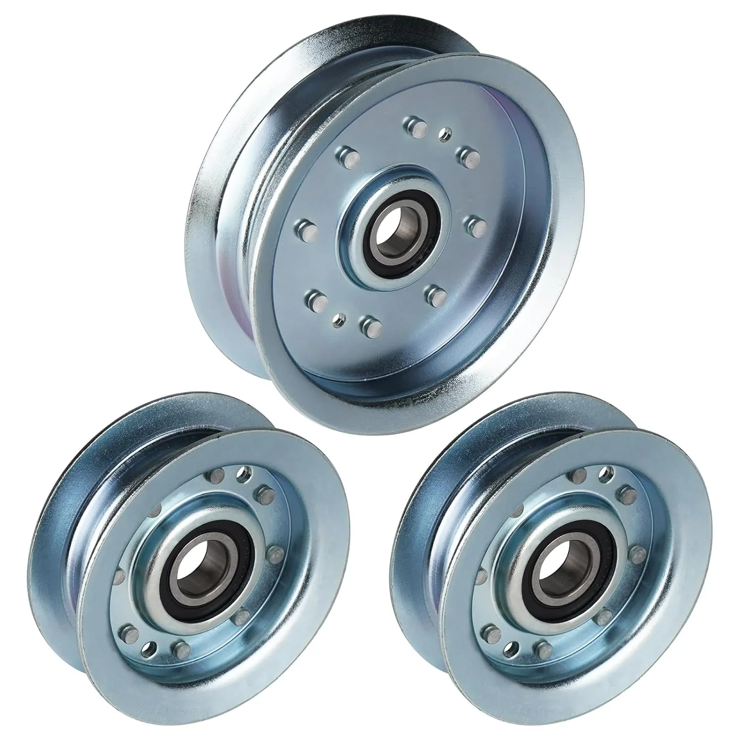 GY20067 GY20110 Flat Idler Pulley for Scotts L2048 L2548 D140 D150 D155 D160 LA145 LA155 LA165 X140 X165 Fit 48" Deck GY22172 GY20629 GY22082