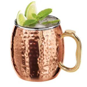 Hammered Stainless Steel Moscow Mule Mug
