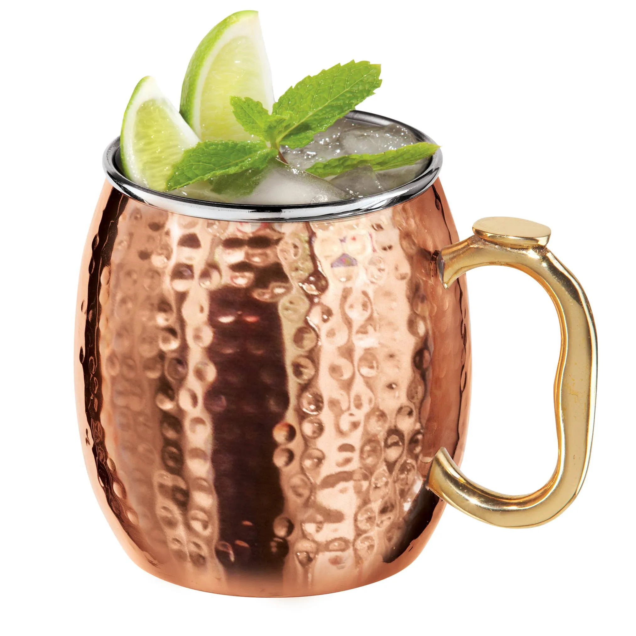 Hammered Stainless Steel Moscow Mule Mug
