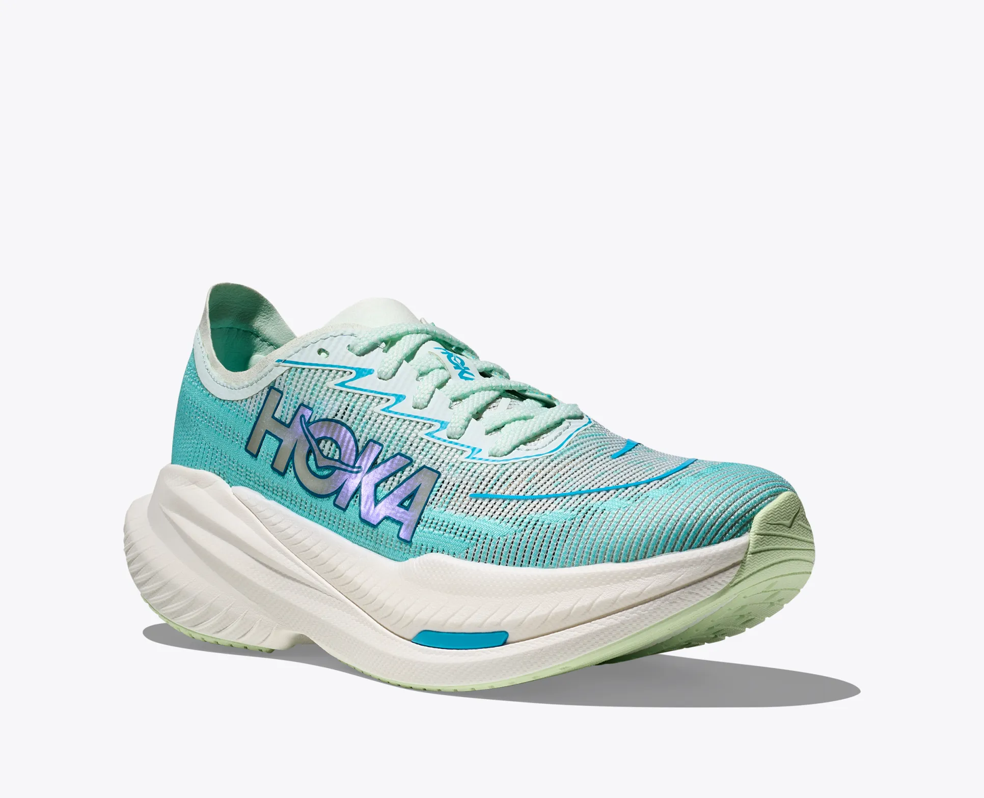 Hoka Women's Mach X 2 – Snow Melt / Blue Spark