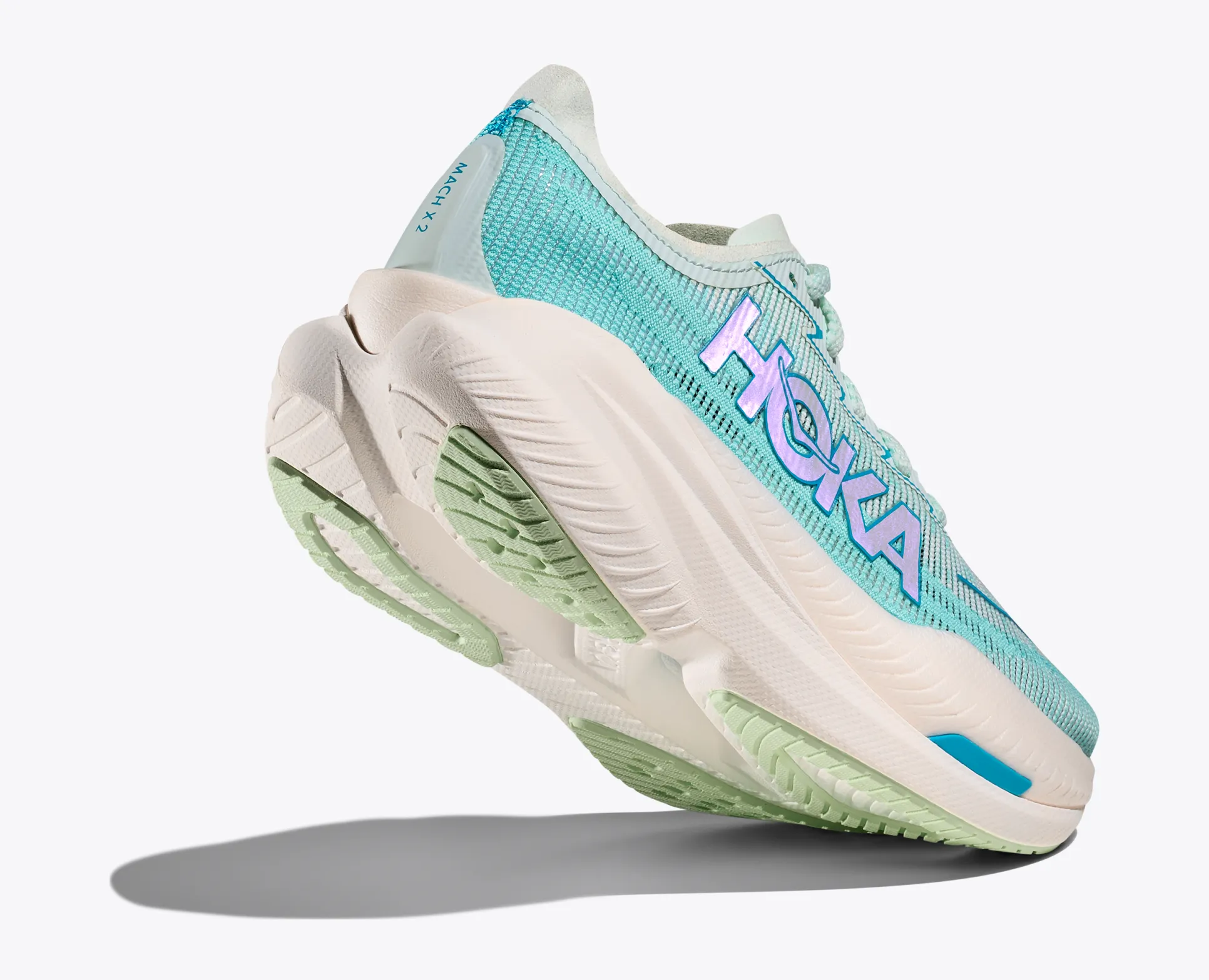 Hoka Women's Mach X 2 – Snow Melt / Blue Spark