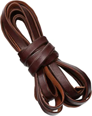 Homoyoyo 1PC DIY Real Cowhide Rope Light Brown Handmade Necklace Cords Sturdy Bracelet Strap for Jewelry Making Luggage Bag Materials Durable Crafting Accessories