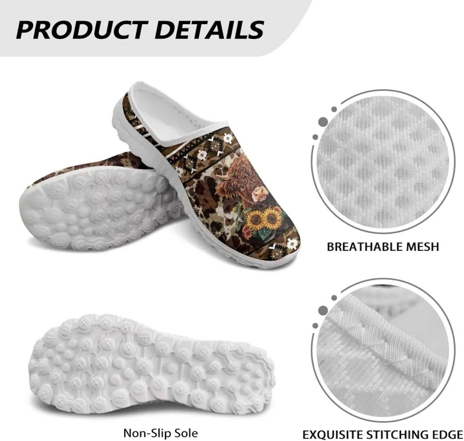 Howilath Mule Tennis Shoes for Women Slip on Flat Mules Comfortable Backless Shoes Low-Top Mesh Walking Sneakers for Ladies