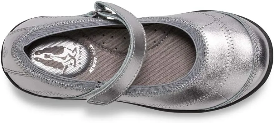 Hush Puppies Unisex-Child Reese Mary Jane Flat
