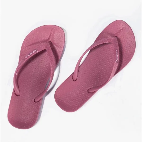 Ipanema ANATOMIC COLORS Womens Vegan Flip-Flops Berry