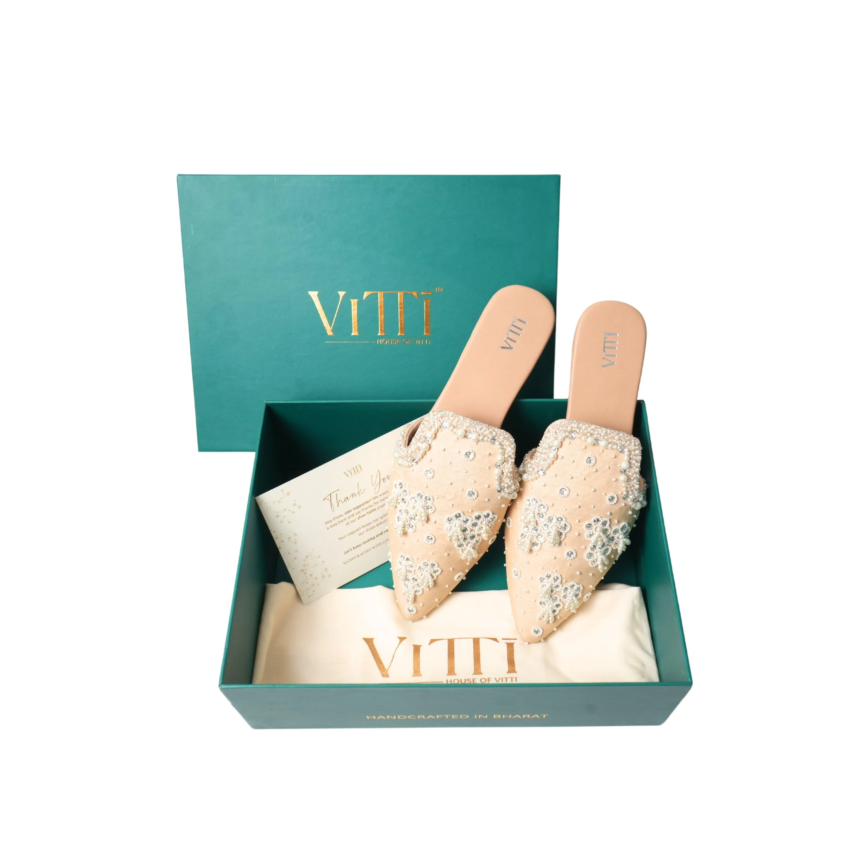 IVORY BLOOM MULE