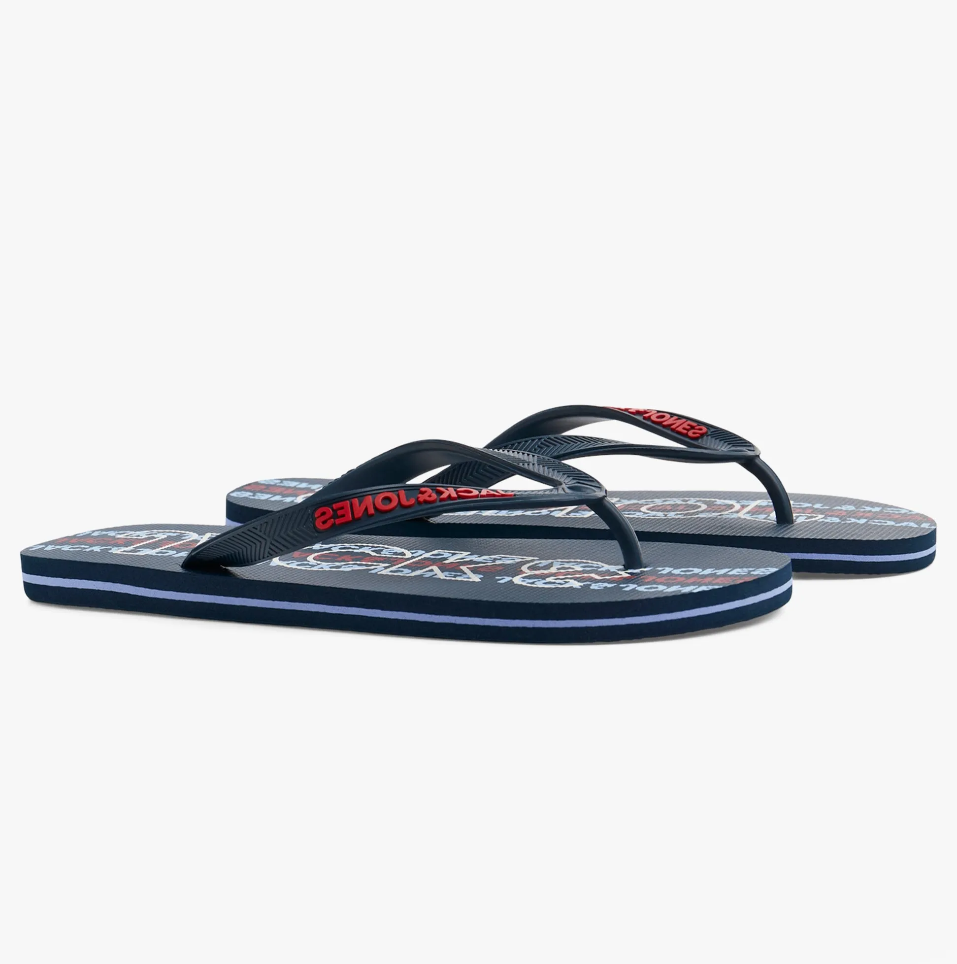 Jack & Jones LOGO 2.0 Mens Flip-Flops Navy