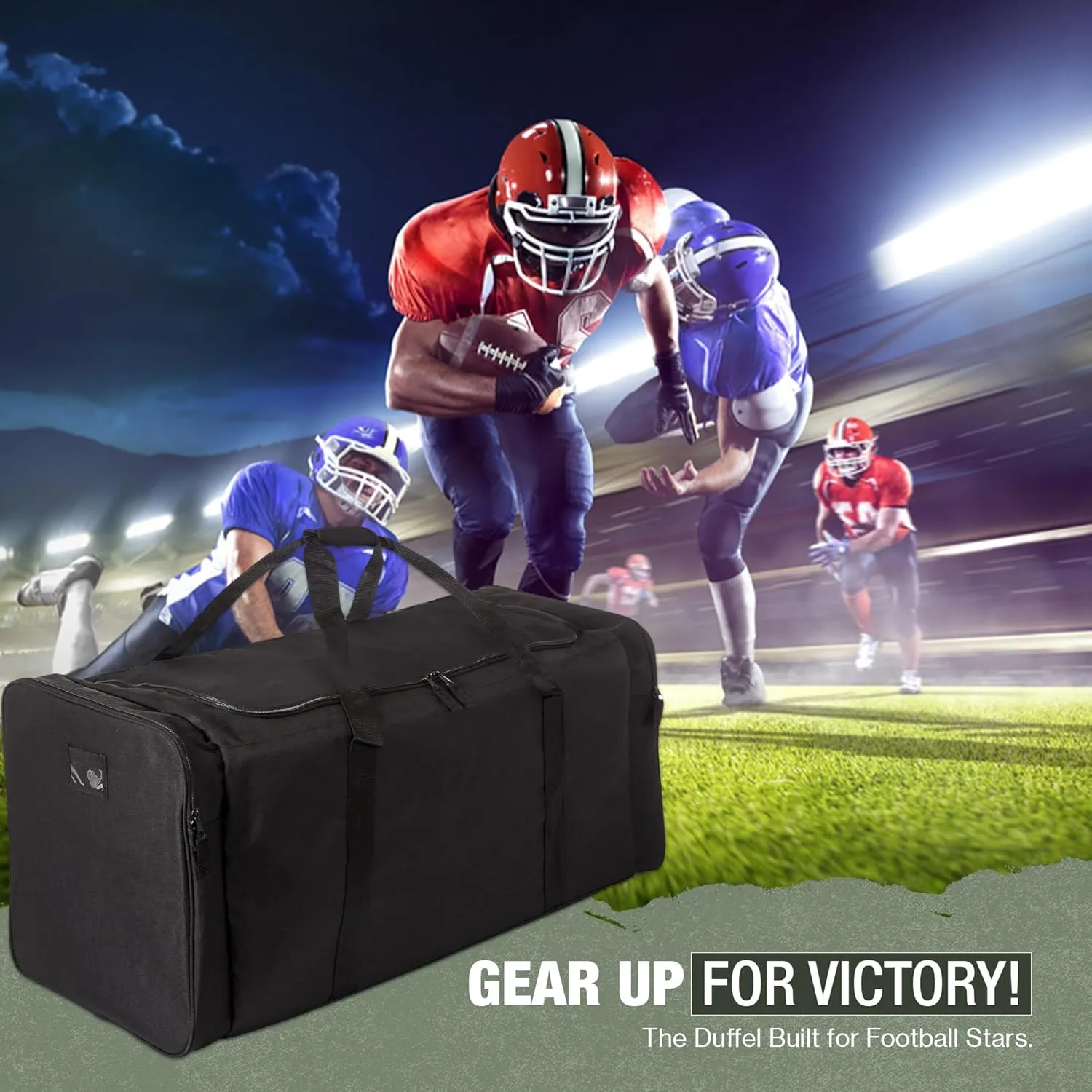 Jetstream Heavy Duty Multi Pocket Durable Sports Gym Equipment Travel Duffel Bag