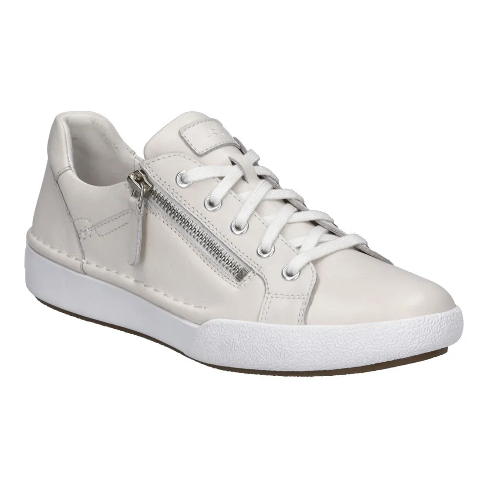 Josef Seibel Claire 03 White Leather Sneaker