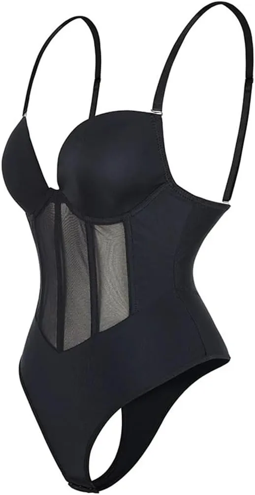 JSEIAJB Sexy Plus Size Women's Tight Suit Plastic Seamless Waist Trainer Tight Female Body Shape(OneColor,X-Large)