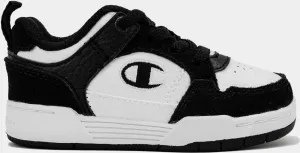 Kids Champion Arena Lo TD Black White Shoe Sneaker Trainer