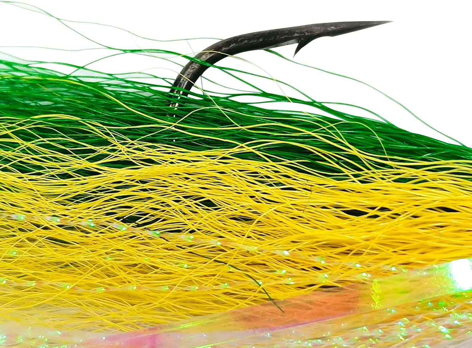 kmucutie 5 pcs deer tail hair bucktail Jigs saltwater or freshwater bait,for bass flounder fluke striper fishing lure