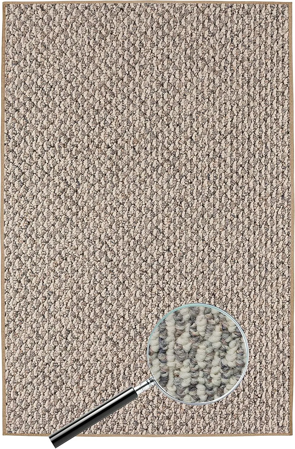 KOECKRITZ Runner 2.5'X9' - Cloud Economical Solutions Starlight Collection | 20.5 Oz. Scroll Loop Carpet Custom Area Rugs, Mats & Runners, Durable Tight Weave