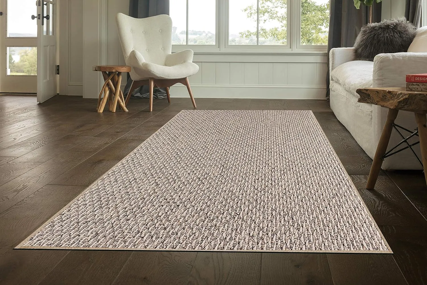 KOECKRITZ Runner 2.5'X9' - Cloud Economical Solutions Starlight Collection | 20.5 Oz. Scroll Loop Carpet Custom Area Rugs, Mats & Runners, Durable Tight Weave