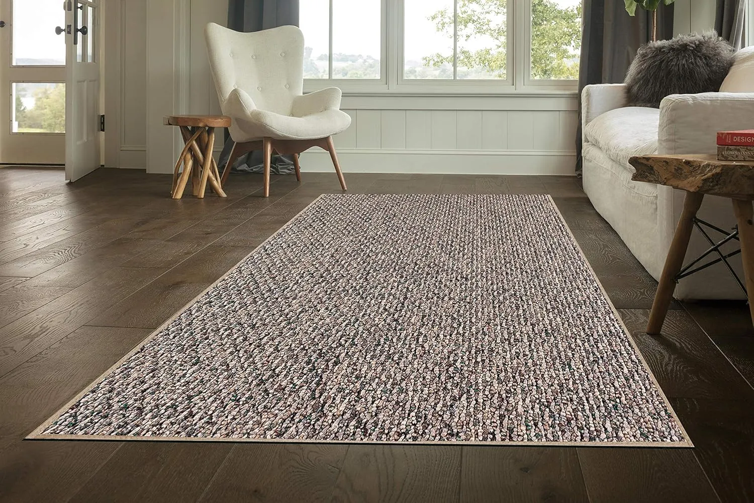 KOECKRITZ Runner 2.5'X9' - Countryside Economical Solutions Starlight Collection | 20.5 Oz. Scroll Loop Carpet Custom Area Rugs, Mats & Runners, Durable Tight Weave