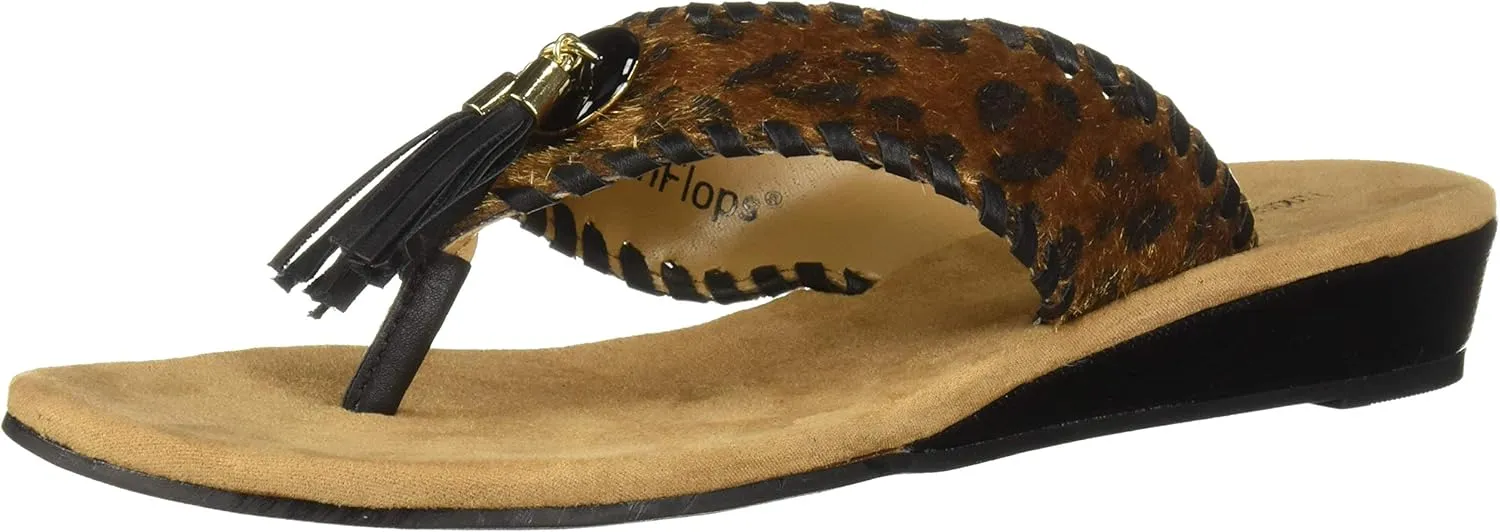 LINDSAY PHILLIPS Women's Thong Wedge Sandal