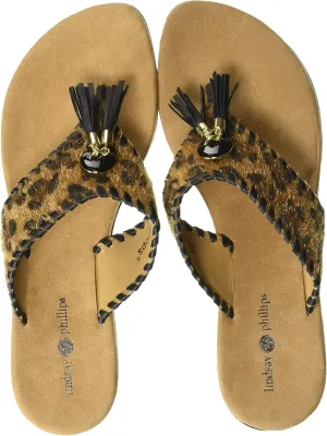 LINDSAY PHILLIPS Women's Thong Wedge Sandal