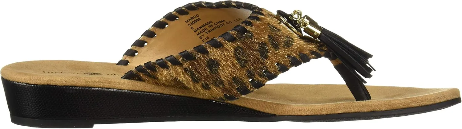 LINDSAY PHILLIPS Women's Thong Wedge Sandal