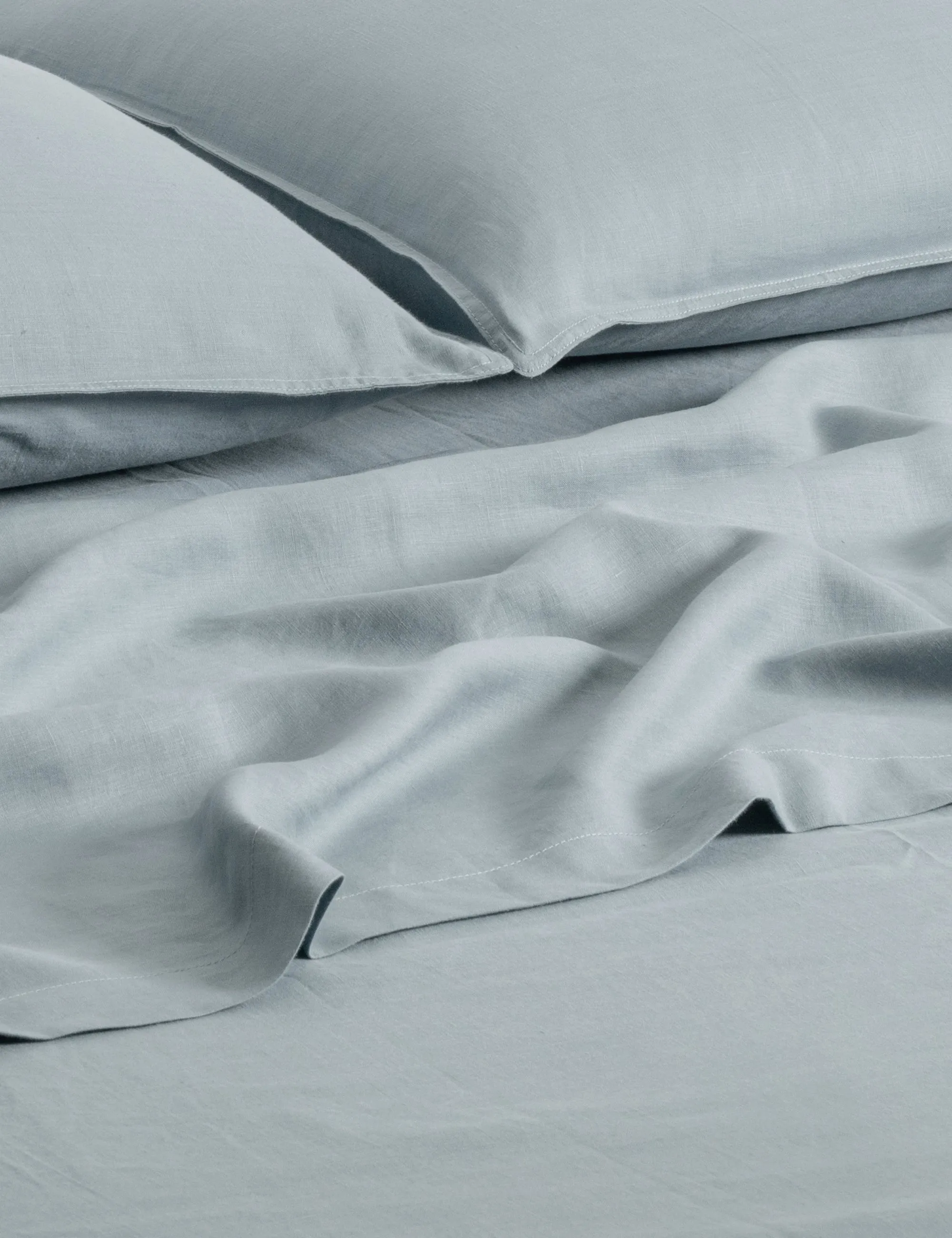 LINEN FLAT SHEET | CLOUD
